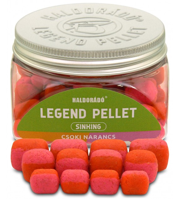 Haldorádó LEGEND PELLET Sinking 8, 12, 16 mm - Csoki Narancs